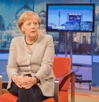 Angela Merkel bei Maybrit Illner